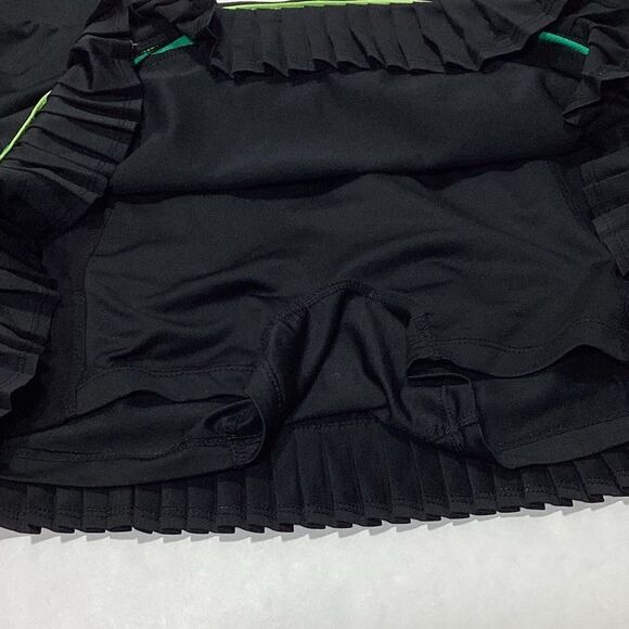 Tail Tennis Skort Skirt Black Green Yellow Inner Liner Shorts L - Picture 6 of 10